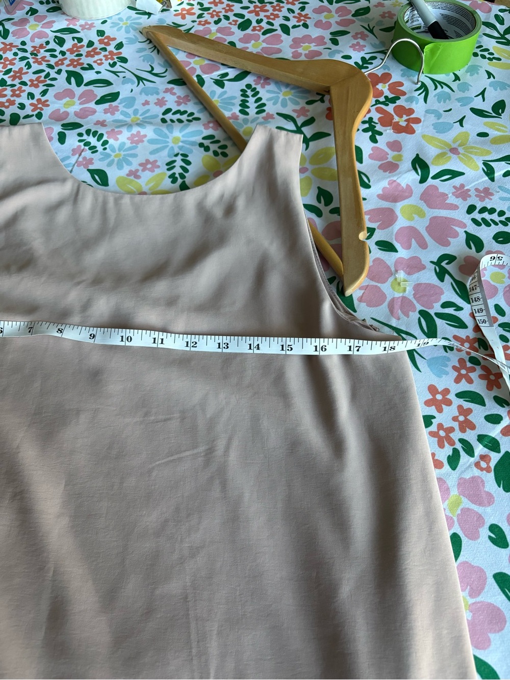 Oak + Fort • Circular Bottom Pink Midi Dress • Size Large - Picture 7 of 7